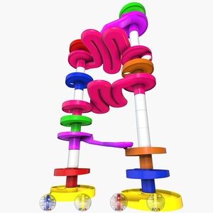 Super Ball Drop Kid Youth Toddler Montessori 26Piece Giant Marble STEM Tower Toy